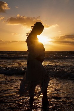 Tulum maternity photoshoot