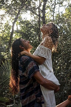 Rain Photoshoot Elopement Photographer Tulum Costa Rica Ibiza