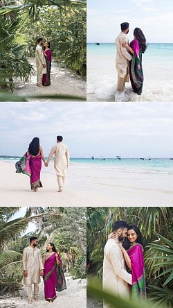Tulum couple photographer elopement