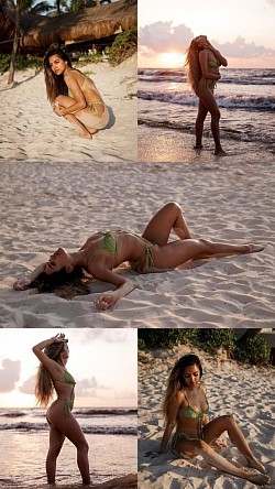 Tulum bikini photoshoot