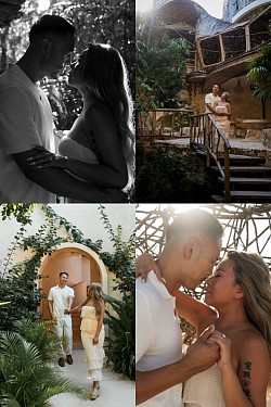 Engagement photoshoot Tulum Elopement Destination wedding photographer