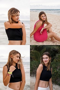 Tulum Playa del Carmen photoshoot senior photoshoot